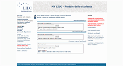 Desktop Screenshot of my.liuc.it