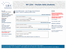 Tablet Screenshot of my.liuc.it